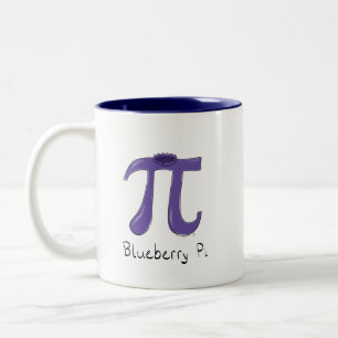 Mugg för kaffe för dag för Pi för Math för