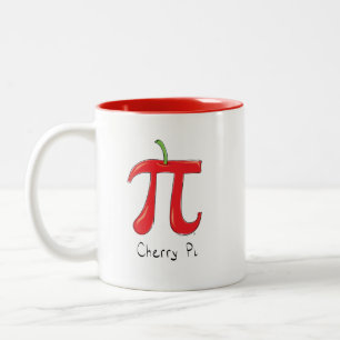 Mugg för kaffe för dag för Pi för Math för