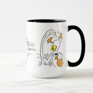 Mugg för kaffe för Ding ankaflyg