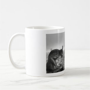 Mugg för kaffe för domkyrkaNotre Dame gargoyle