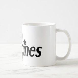 Mugg för kaffe för Ellwein motorlogotyp
