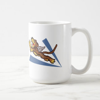 Mugg för kaffe för flygtigerlogotyp
