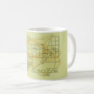 Mugg för kaffe för formler för