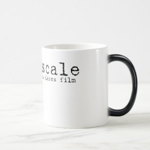 Mugg för kaffe för gråskalafärg ändrande