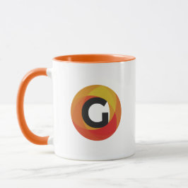 Mugg för kaffe för Guido massmedia orange