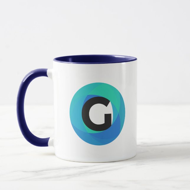 Mugg för kaffe för Guido massmediablått (Vänster)