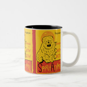 Mugg för kaffe för hund för ChowChow gullig