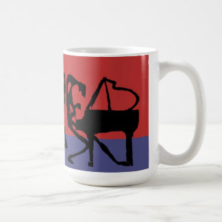 Mugg för kaffe för Jammin Jazzperiod