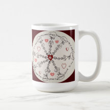 Mugg för kaffe för John 3:16Mandala