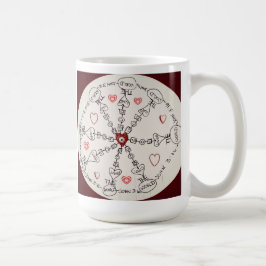 Mugg för kaffe för John 3:16Mandala