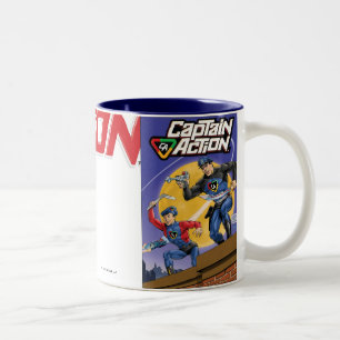 Mugg för kaffe för kaptenhandling Retro