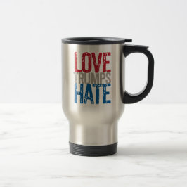 Mugg för kaffe för kärlektrumfhat