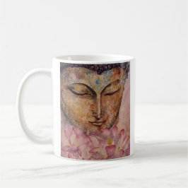 Mugg för kaffe för klassiker för Namaste Buddha