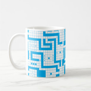 Mugg för kaffe för klassikerRPG-karta