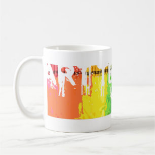 Mugg för kaffe för konstläraregåva
