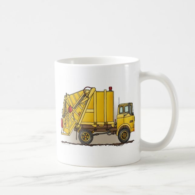 Mugg för kaffe för konstruktion för soporlastbil 2 (Höger)