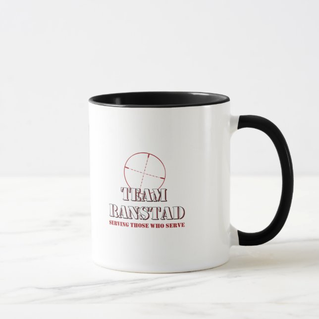Mugg för kaffe för lagRanstad logotyp (Höger)
