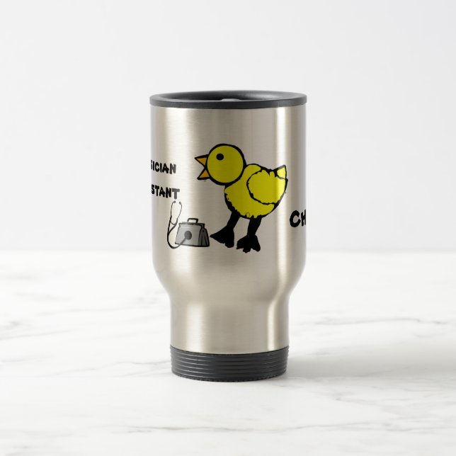 Mugg för kaffe för läkareassistentchick (Center)