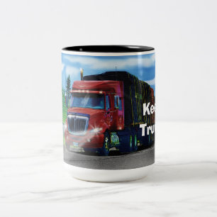 MUGG FÖR KAFFE FÖR LASTBIL FÖR STOR RIGG FÖR