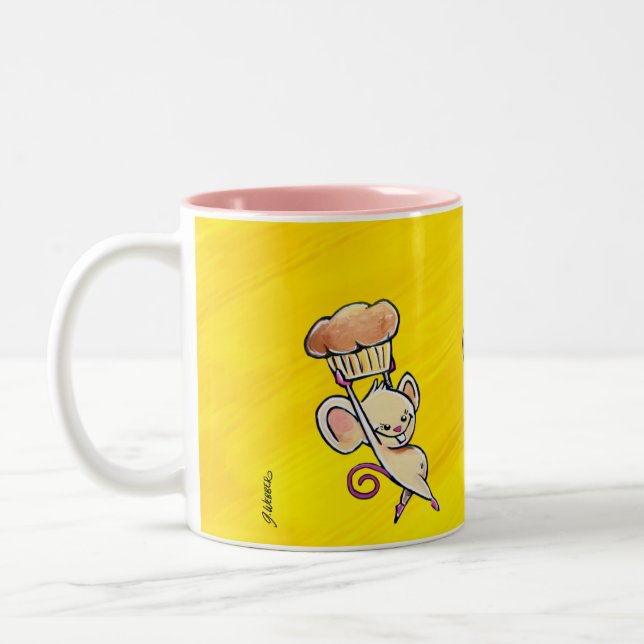 Mugg för kaffe för lunchTime möss (Vänster)