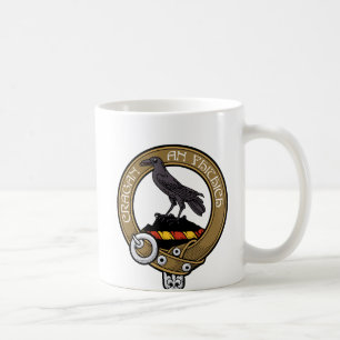 Mugg för kaffe för MacDonell klanvapensköld