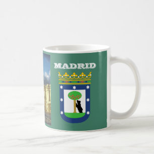 Mugg för kaffe för Madrid* medborgareslott