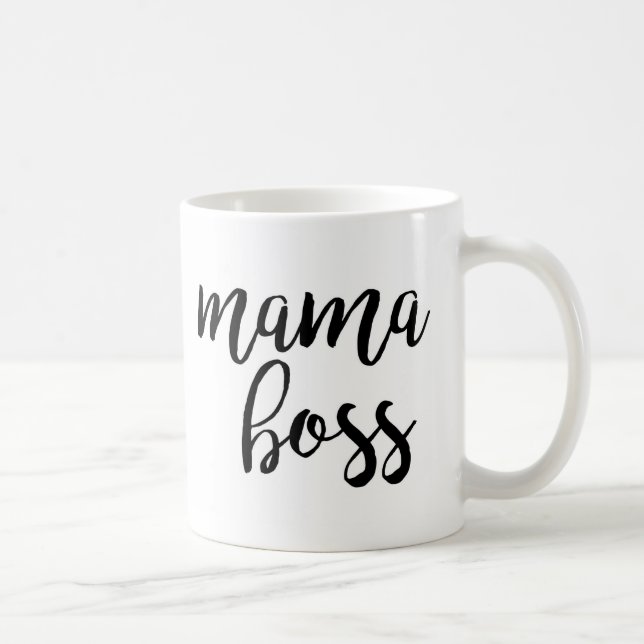 Mugg för kaffe för mammacheftypografi (Höger)