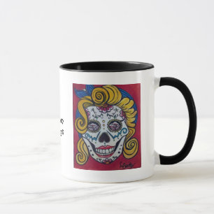 Mugg för kaffe för Marilyn sockerskalle