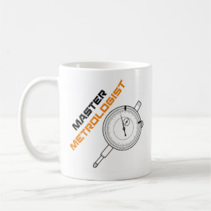 Mugg för kaffe för Metrology för