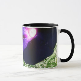 Mugg för kaffe för morgonhärlighetblomma
