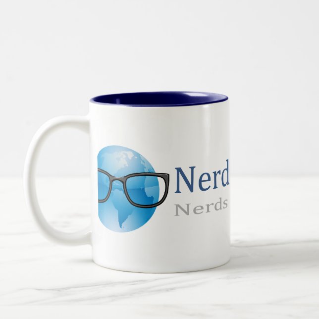 Mugg för kaffe för Nerdflock rinnande (Vänster)