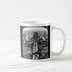 Mugg för kaffe för New York City järnarbetare