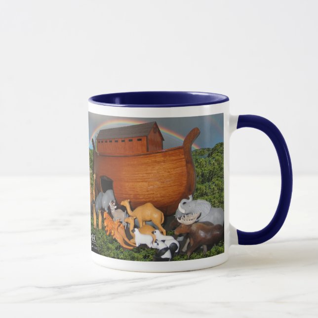 Mugg för kaffe för Noahs arkDiorama (Höger)