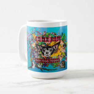 Mugg för kaffe för OAS-Chihuahua vägg-