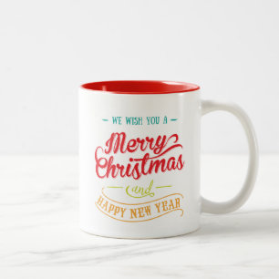Mugg för kaffe för personligfotojul