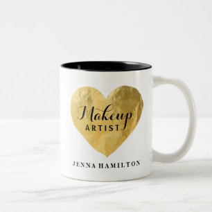 Mugg för kaffe för personligMakeupkonstnär
