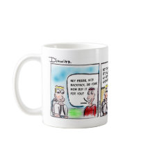 Mugg för kaffe för rymdingenjör rolig