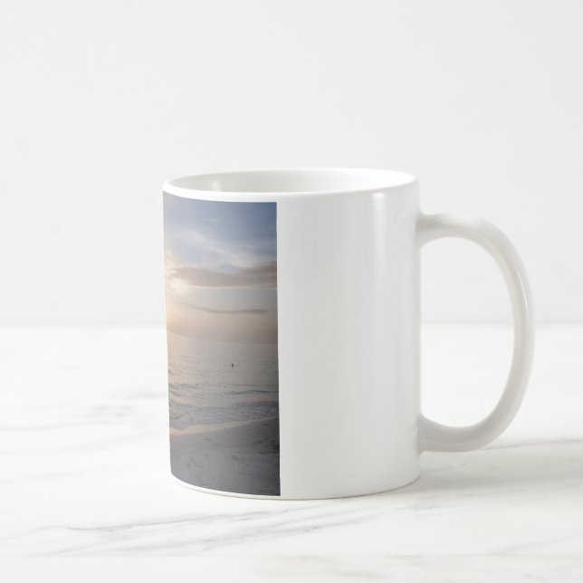 Mugg för kaffe för solnedgång för Marco öFlorida (Höger)
