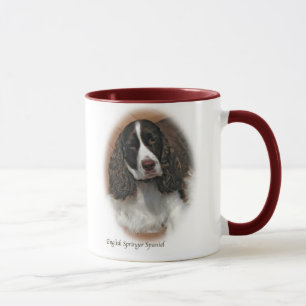 Mugg för kaffe för Spaniel för engelsk Springer