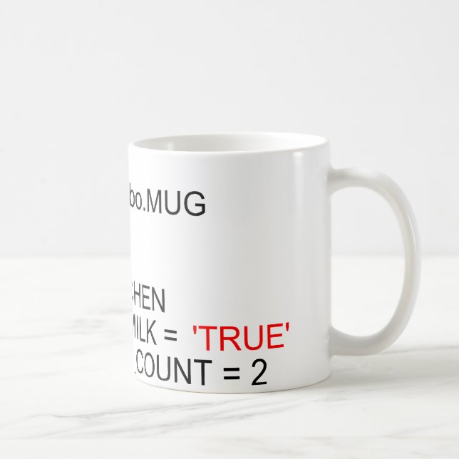 Mugg för kaffe för SQL-serverprogrammerare (Höger)