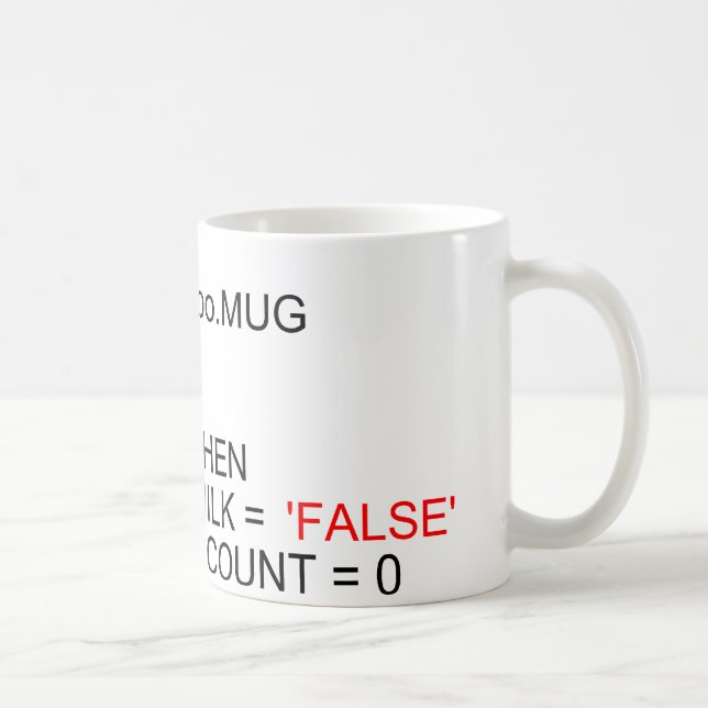 Mugg för kaffe för SQL-serverprogrammerare (Höger)