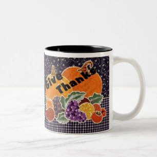 Mugg för kaffe för thanksgiving"getack"