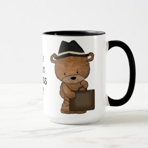 Mugg för kaffe för världsmästareaffärsman