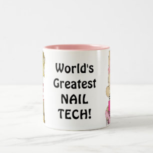 Mugg för kaffe för världsmästarenageltech