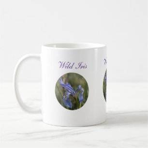 Mugg för kaffe för vildIrisvildblomma