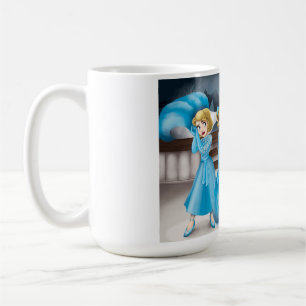 Mugg för kaffe för vitjul stor