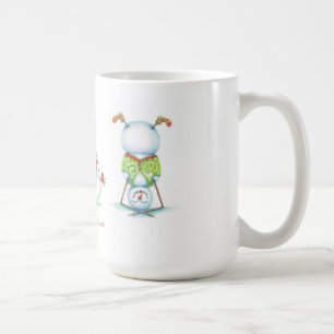 Mugg för kaffe för Yogasnögubbejul