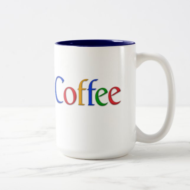 mugg för kaffe (google logotyp) (Höger)
