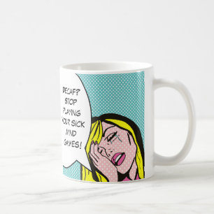 Mugg för kaffehumorhumorbok