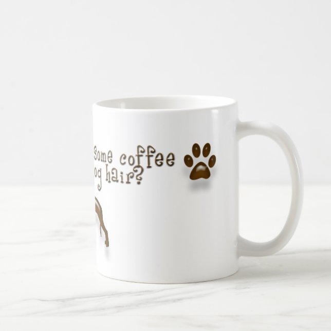 Mugg för kaffehundhår (Höger)